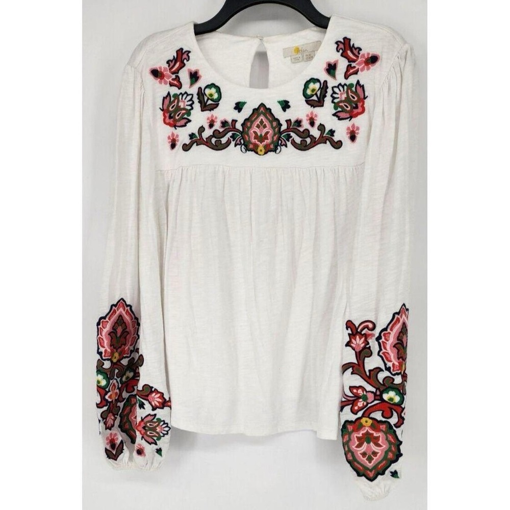 Boden woman’s bohemian shirt sz 10 EUC